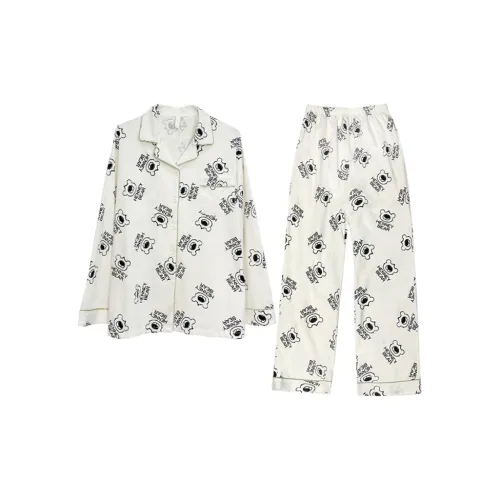 FINEI Белый Женский Набор Женские Пижамные Комплекты