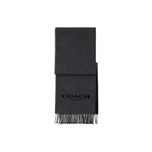 COACH Вязаные шарфы Унисекс Черный
