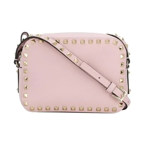 Valentino Кожа Camera Сумка Сумка через плечо Сумка на плечо Женская Розовая