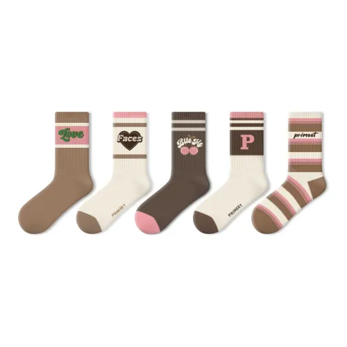 Primeet Стиль Майярд Модные носки Набор Женские Носки MID до икры