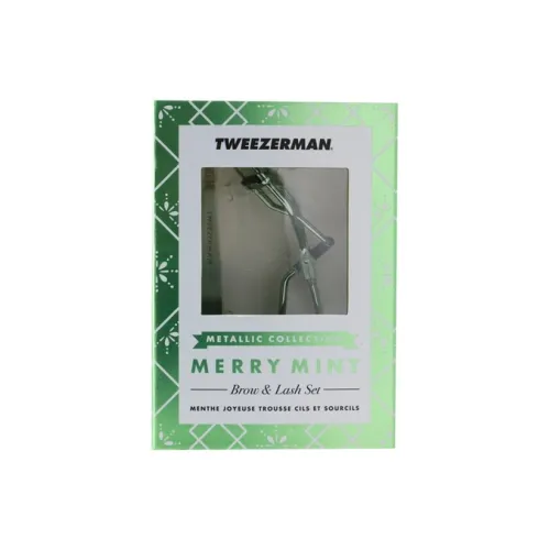 TWEEZERMAN Счастливый Мята Набор для бровей и ресниц