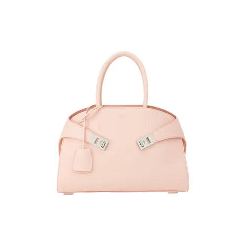 Ferragamo Телячья кожа Сумка через плечо Сумка Маленькая Женская Nylund Розовая