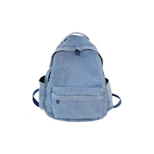 UNITE STAR Denim Backpack Medium Women's Dark Blue Light Blue