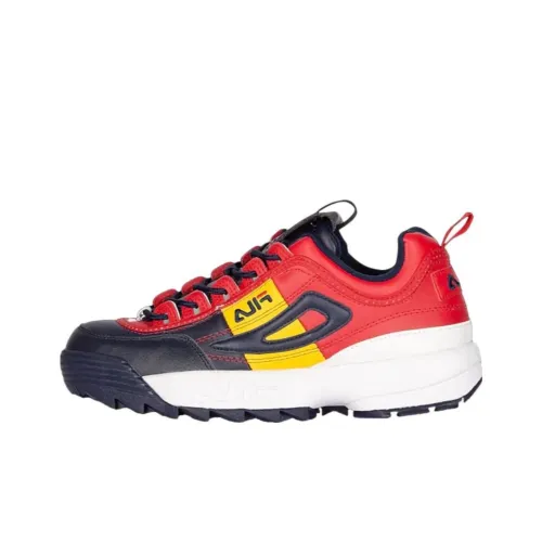 FILA Disruptor 2 Устойчивый к истиранию Низкий Топ Повседневная обувь Мужская Красная