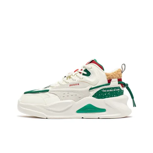 361° Jincheng Термические Низкие Кроссовки для Скейтбординга Женские Перо Белые