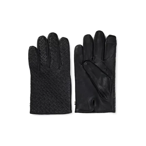 Hugo Boss Sheepskin, Wool, Polyamide Gloves Men's