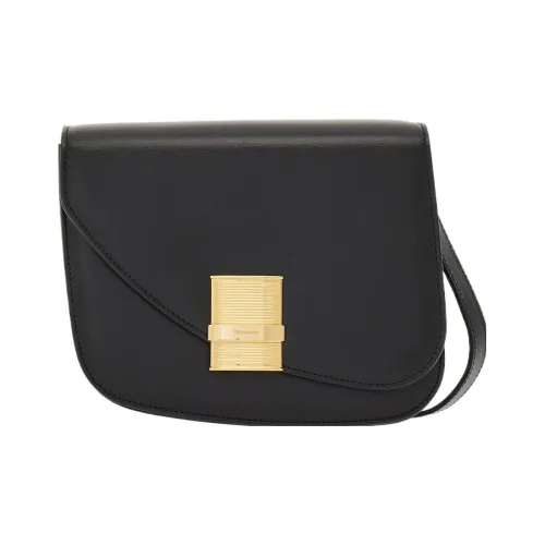 Ferragamo Зебра с принтом телячья кожа сумка через плечо маленькая женская черная