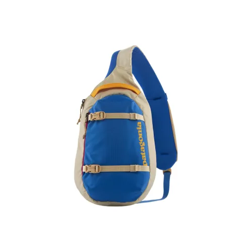 Patagonia Переработанный полиэстер Одно плечо Через плечо Бананка Sling Сумка Обычный Унисекс Страховочный синий