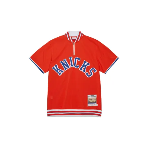 MITCHELL NESS Игровая Рубашка Мужская Оранжевая