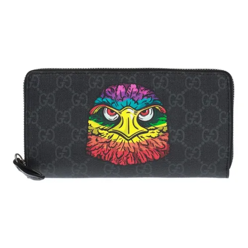 GUCCI Canvas Кошелек Мужской Черный