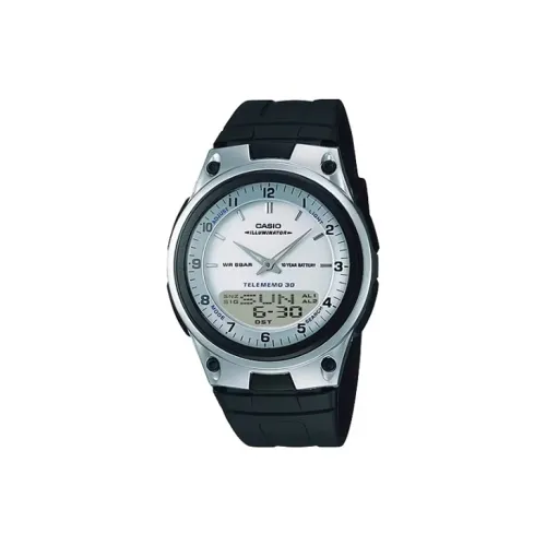 CASIO Standard Series Кварцевый механизм Часы Мужские Белый циферблат