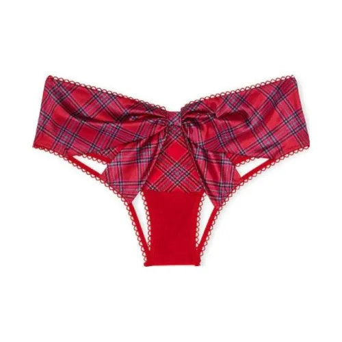 Victoria's Secret 1 пачка красные клетчатые женские трусики-бикини