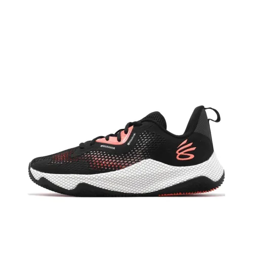 Under Armour Hovr Splash 3 Баскетбольные кроссовки Низкий топ Черный Белый Мужской