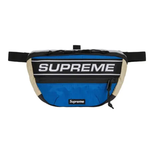 Supreme Водонепроницаемый Нейлоновый Сумка через плечо Бананка Стандартная Унисекс Синий Серый Многоцветный