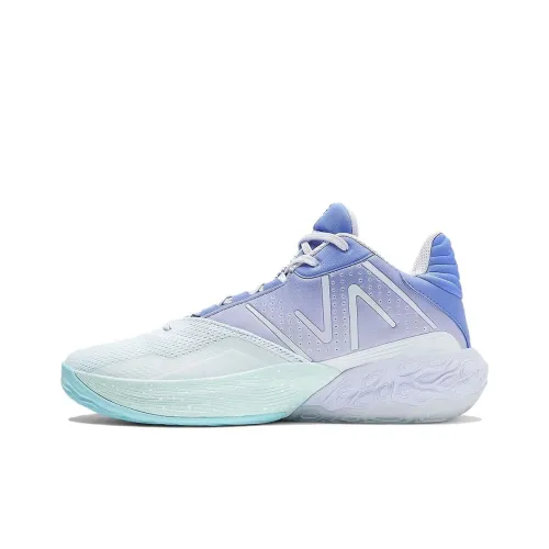 New Balance Two Wxy V4 Устойчивые к истиранию низкие баскетбольные кроссовки унисекс синие