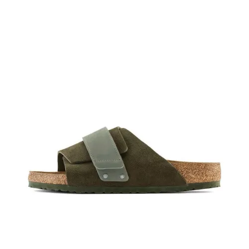 Birkenstock Слипоны Мужские Оливково-зеленые Узкие