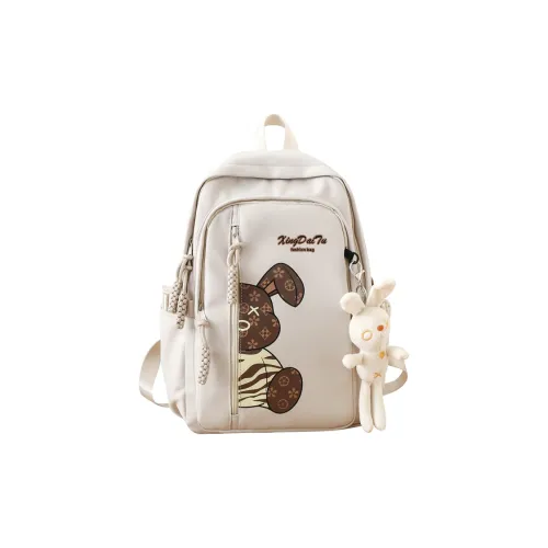 Deli Bear Холст Рюкзак Женские Зеленый Черный Коричневый Оранжевый Белый Желтый