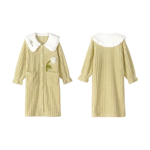 XUANZHITING Светло-зеленый Женские Банные халаты