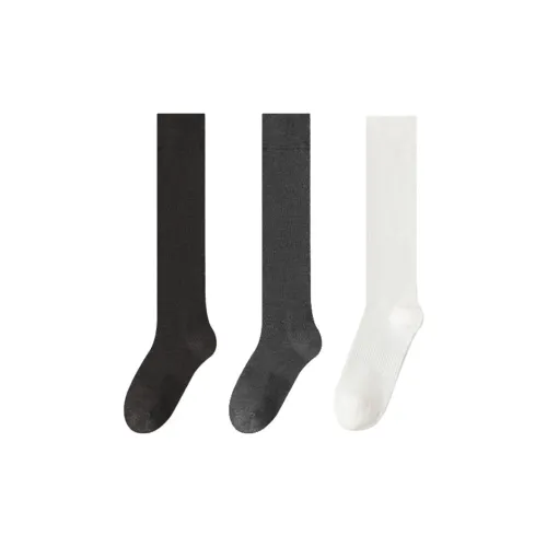 MIIOW Колено Высокие Носки Женские 3 Пачки