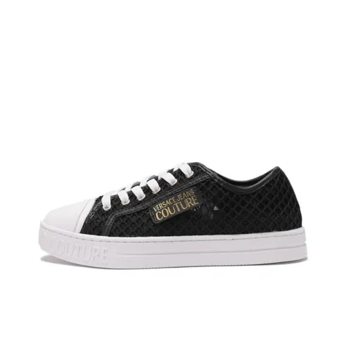VERSACE JEANS Couture Скейтборд Кроссовки Низкие Черные Женские