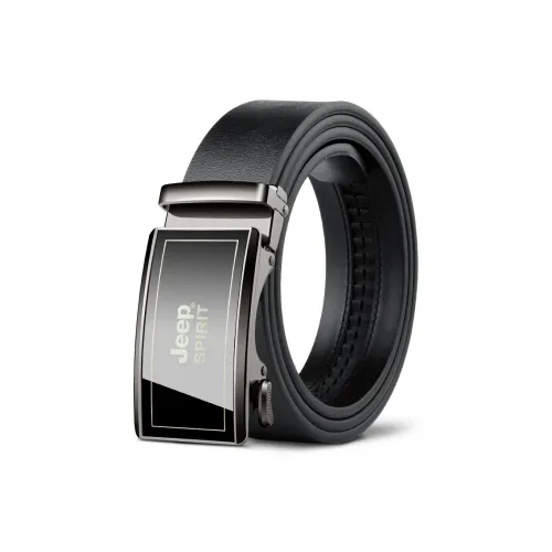 JEEP SPIRIT Автоматическая застежка для молодых и средних мужчин повседневные ремни из коровьей кожи мужская ширина 3,4 см