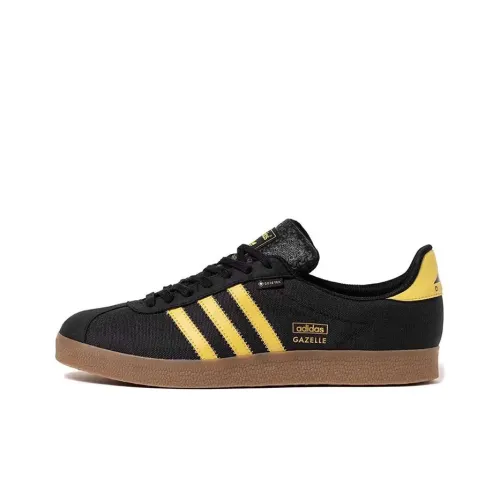 Adidas Originals Gazelle Скейтборд Кроссовки Низкие Черные Желтые Мужские
