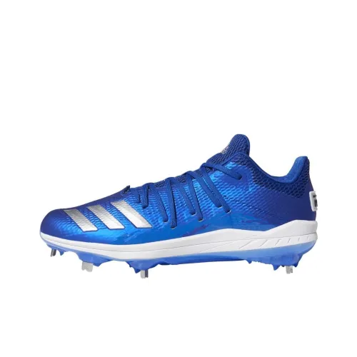 Adidas Afterburner 6 Slip-Resistant Abrasion-Resistant Low-Top Baseball Shoes Training Shoes Men's Blue Adidas Afterburner 6 Противоскользящие устойчивые к истиранию низкие топовые бейсбольные кроссовки тренировочные кроссовки мужские синие