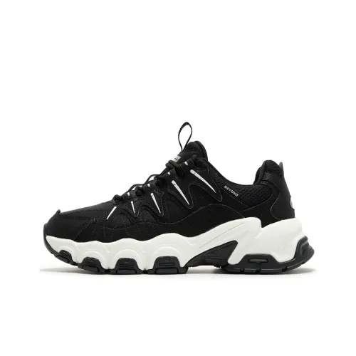 361° Series Of Reindeer Babirusa Аbrasion Resistant Slip Resistant Low Top Casual Women's Obsidian Black