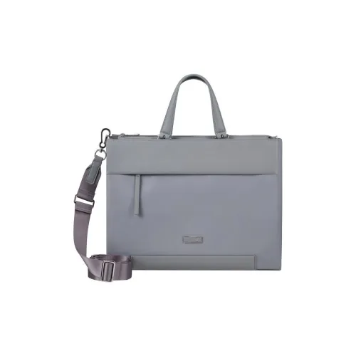 SAMSONITE Переработанный полиэстер с полиуретаном тоут-сумка сумка для покупок сумка через плечо сумка Women's Silver серый