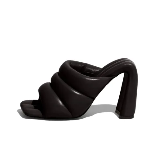 PROENZA SCHOULER Резиновая подошва Слипоны 10 см Женские Черный