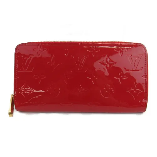 LOUIS VUITTON Zippy Кожа Кошелек Стандартный Женский Красный