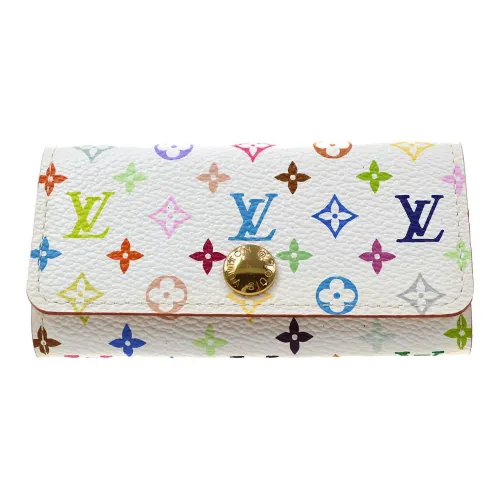 LOUIS VUITTON Key Pouch Monogram Multicolor Холст Кошелек Стандартный Женский Многоцветный