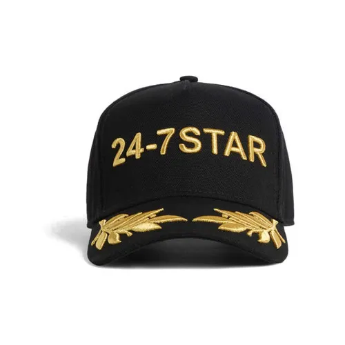 DSQUARED 2 Хлопок Бейсболки Мужские Черные