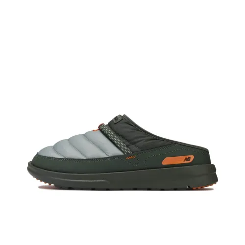New Balance NB CRVN Moc Mule E2 Устойчивый к истиранию Низкий Топ Casual Унисекс Оливковый