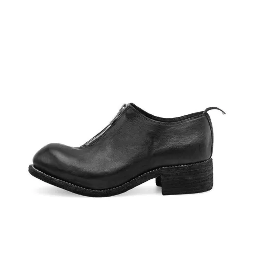 GUIDI Мужская повседневная обувь, низкий топ, черный, мужской