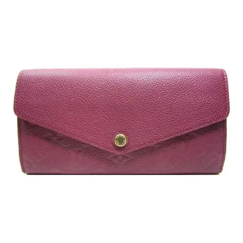 LOUIS VUITTON Sarah EMPREINTE Кожаный кошелек унисекс Aurora фиолетовый