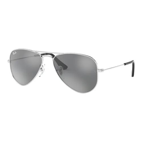 RayBan Металл Aviator Солнцезащитные очки Детские Серебряные