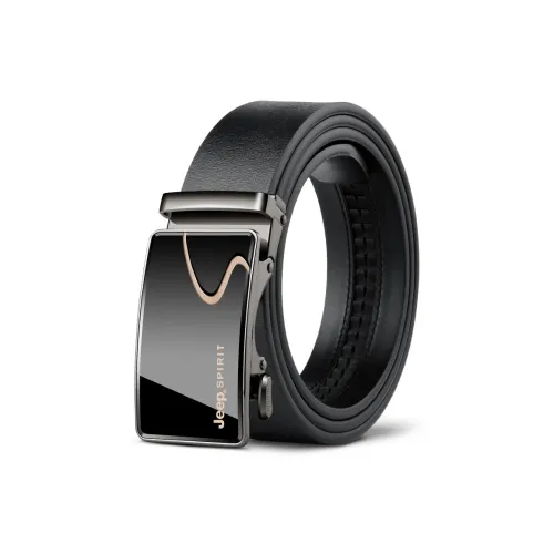 JEEP SPIRIT Корейский стиль Повседневный Средний Aged Юноша Бизнес Кожаные ремни Мужской Ширина 3,4CM