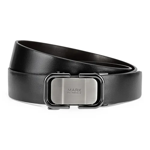 FAIRWHALE Сплав Коровья кожа Кожаные ремни Мужской Ширина 3,5CM