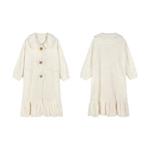 XUANZHITING Экрю Женские Банные халаты