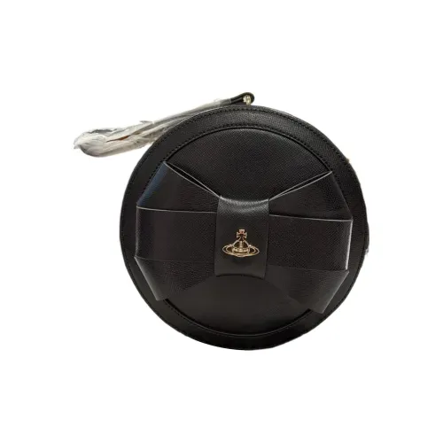 Vivienne Westwood кожаный клатч женский черный