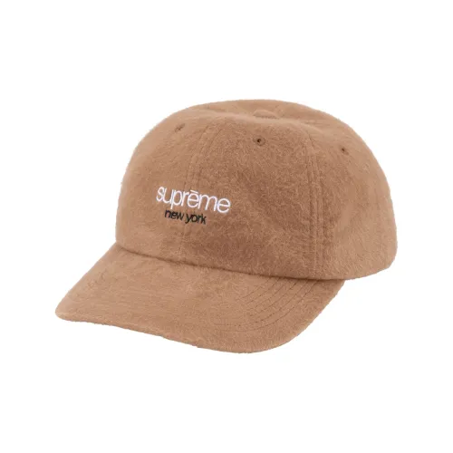 Supreme Чесаный хлопок Кепки Унисекс Коричневый