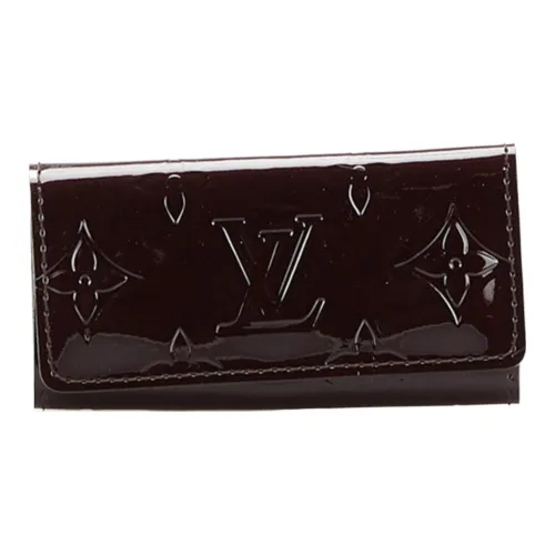 LOUIS VUITTON Лакированная кожа Key Pouch Женские Фуксия
