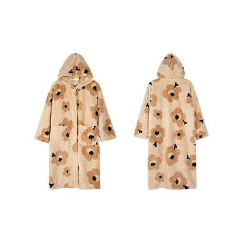 XUANZHITING Апельсин Женские Банные халаты