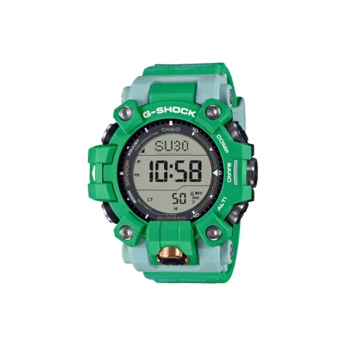 CASIO SHOCK X EARTHWATCH Коллаборация Солнечный Механизм Часы Унисекс Серый Циферблат GW 9500KJ 3JR