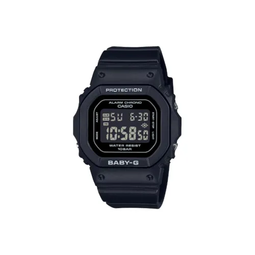 CASIO Baby G Collection Кварцевый механизм Смольный механизм Ремешок из смолы Унисекс Черный циферблат BGD 565U 1JF