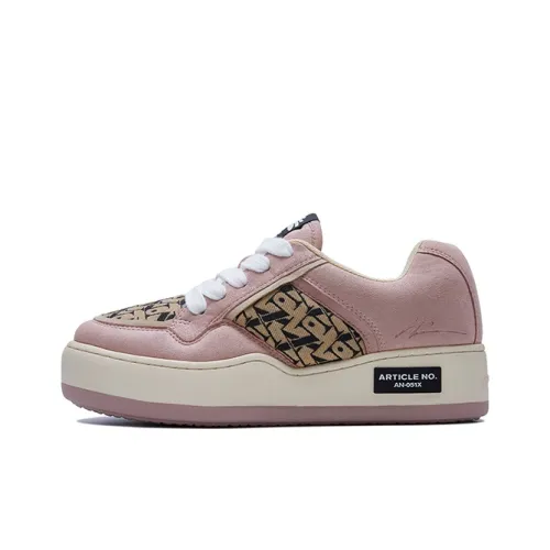 ARTICLE NO. 051X Низкий топ Скейтборд Кроссовки Унисекс Дымчатый Розовый