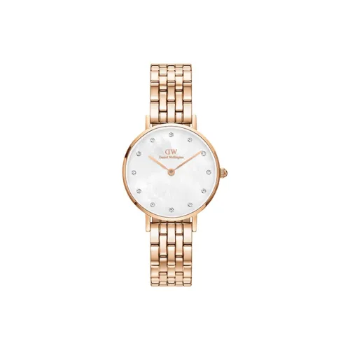 Daniel Wellington PETITE Collection Женские часы Кварцевый механизм Ремешок из нержавеющей стали Белый циферблат