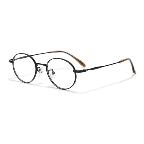 Sagawa Чистый титан Круглые оправы для очков Унисекс