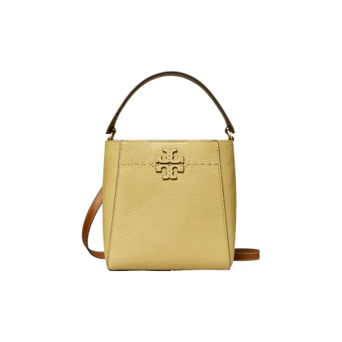 TORY BURCH McGraw Овчина Ведрообразная Сумка Маленькая Женская Светлая Сладкий